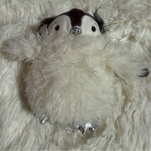 Jellycat Plush Penguin Toy - Cream and Silver